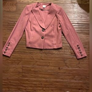 CAbi Applaud Pink Quartz Blazer Size 8